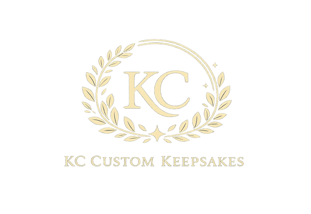 KC Custom Keepsakes KC Custom Keepsakes - Custom keepsakes, personalized products, commemorative goods, and creative merchandise designed with meaning and intention.